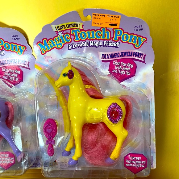 MAGIC TOUCH PONY VTG 90s MAGIC JEWELS PONIES, LIGHT UP & BLINK COLLECTION OF 4 - Picture 8 of 15